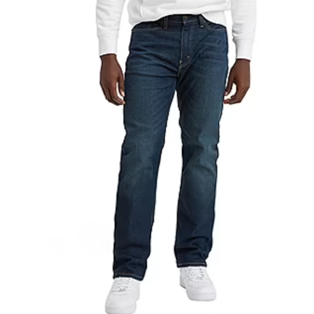Levi's 514 Men's Straight Dark Wash Jeans Size 38 x 30
